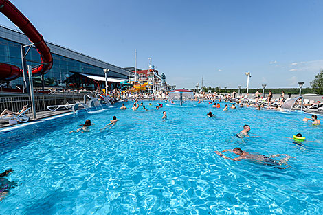 Lebyazhy Water Park in Minsk