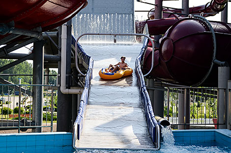 Lebyazhy Water Park in Minsk