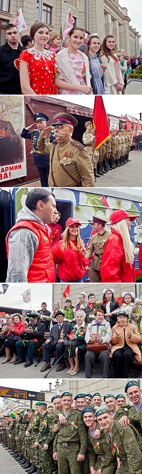 The youth memory train in Brest