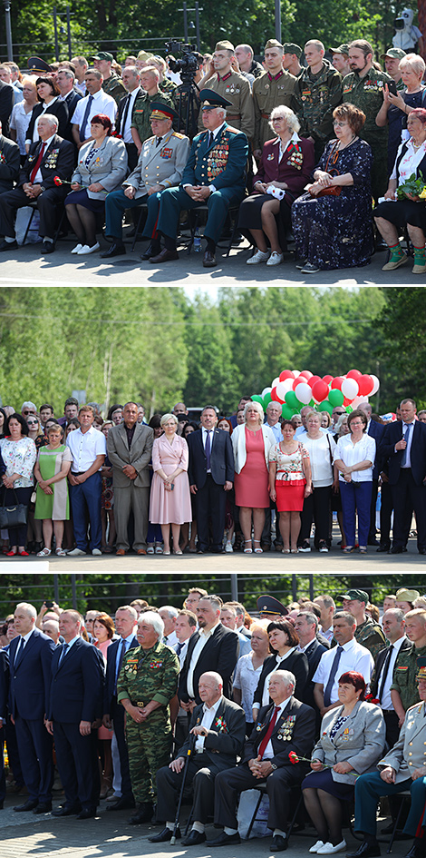 The opening of a memorial complex