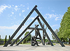 Мемориальный комплекс в деревне Борки – символ всех сожжённых деревень Могилевской области