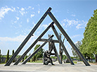 The memorial complex in memory of the burned villages of Mogilev Oblast in Borki