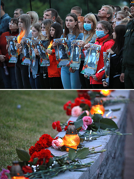 Chimes of Sorrow patriotic event at Buinichi Field