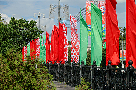 Minsk decorated ahead of Belarus’ Independence Day