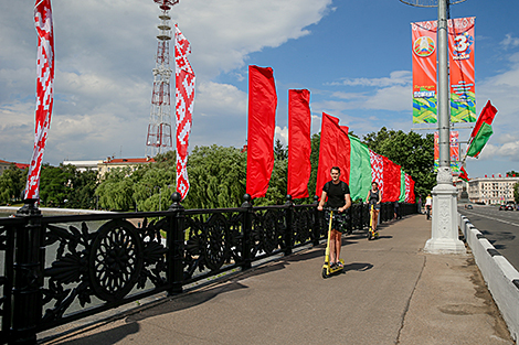 Минск украшен ко Дню Независимости Беларуси