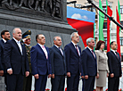 The flower ceremony on Victory Square in Minsk