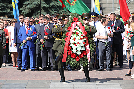 Independence Day rally in Gomel