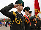 Flower ceremony in Brest Hero Fortress