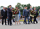 Flower ceremony in Brest Hero Fortress