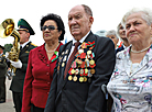 Flower ceremony in Brest Hero Fortress