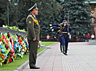 Flower ceremony in Brest Hero Fortress