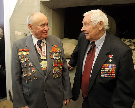 Member of the National Academy of Sciences of Belarus, neurosurgeon Ignaty Antonov and Viktor Liventsev, Hero of the Soviet Union, former Chairman of the BSSR State Sports Committee, 2007