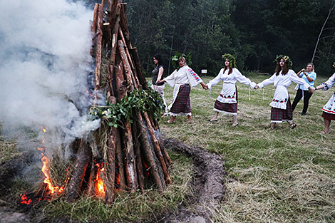 Kupala Night on Augustow Canal