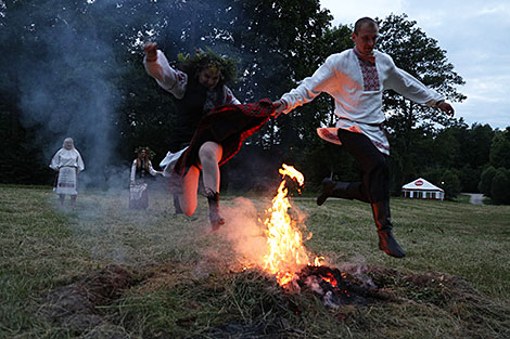 Kupala Night on Augustow Canal