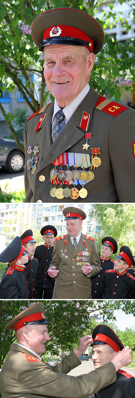 Hero of the Soviet Union Stepan Pashkevich, a participant of the Victory parade in Moscow in 1945, the Honorary Citizen of Polotsk, 2009