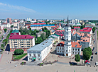 A bird's-eye view of Mogilev 