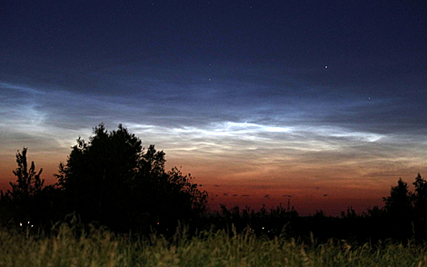 Silver clouds over Grodno