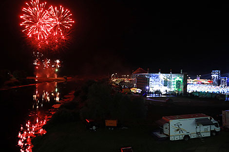 Kupala Night Festival in Alexandria: fireworks