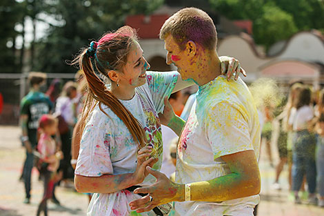 Фестываль колераў Colorfest у Мінску 