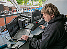 Mounting the equipment and setting the stage of the Slavianski Bazaar in Vitebsk