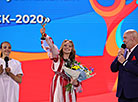 Grand Prix holder of the 2020 Vitebsk Junior Song Contest Angelina Lomako from Belarus