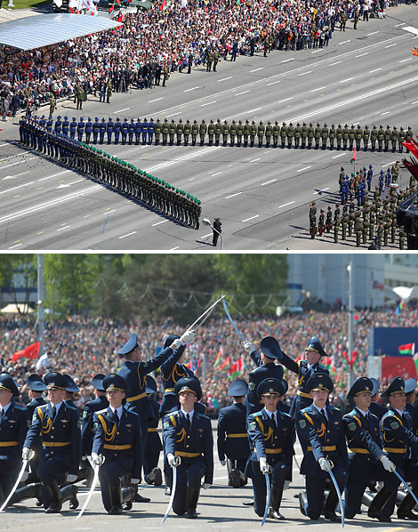ВОЕННЫЙ ПАРАД в честь 70-летия Великой Победы в Минске
