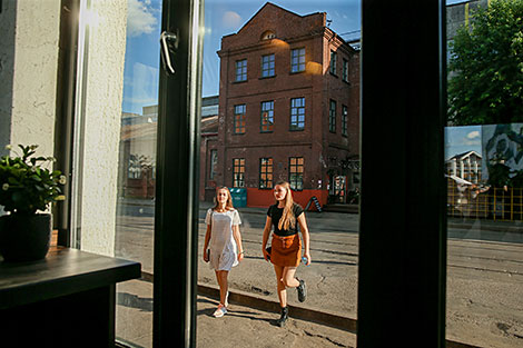 Oktyabrskaya Street in Minsk