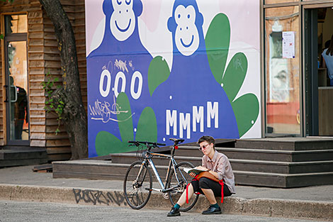 Oktyabrskaya Street in Minsk