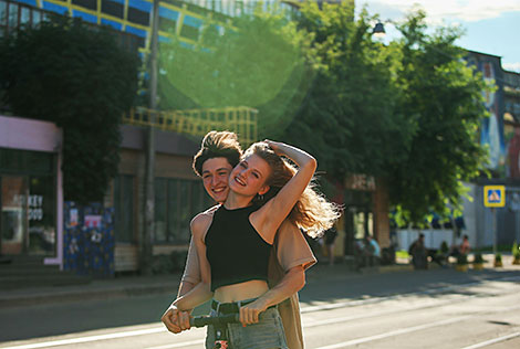 Oktyabrskaya Street in Minsk