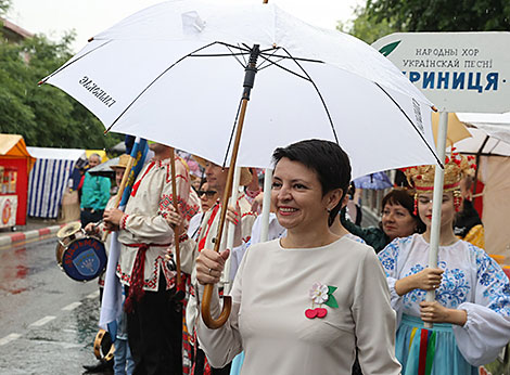 Cherry festival in Glubokoye