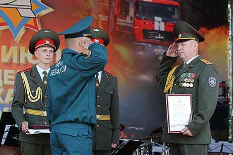 Fire Service Day in Minsk 