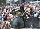 Army parade to celebrate the 70th anniversary of the Victory in Gomel