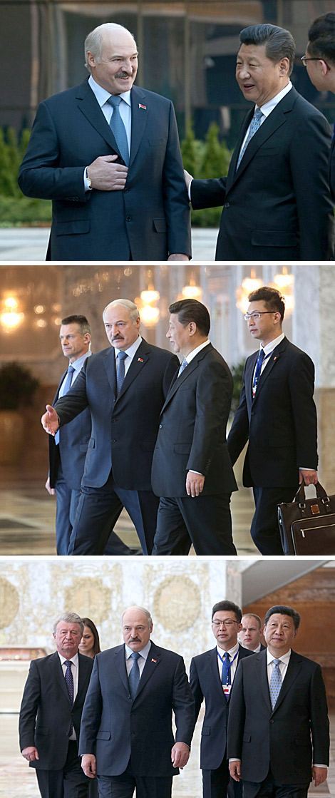 Александр Лукашенко и Си Цзиньпин 