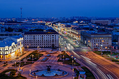 Minsk at night