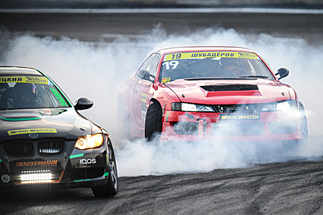 Drifting competition in Logoisk