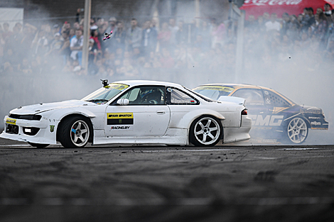 Drifting competition in Logoisk