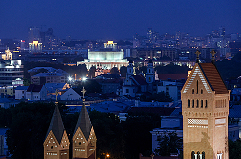 Minsk at night