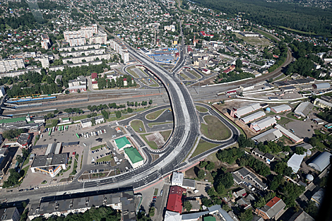 Polotsk overpass in Vitebsk 