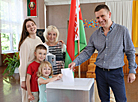 Early voting in Novopolotsk