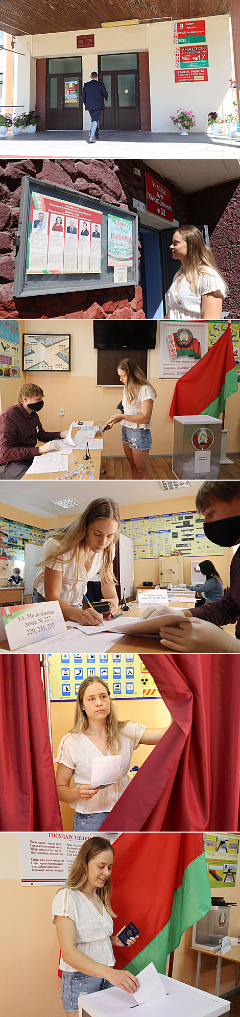 Early voting in Novopolotsk