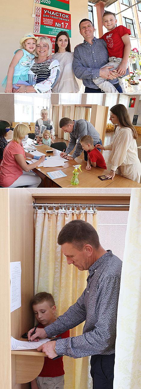 Early voting in Novopolotsk
