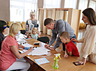 Early voting in Novopolotsk