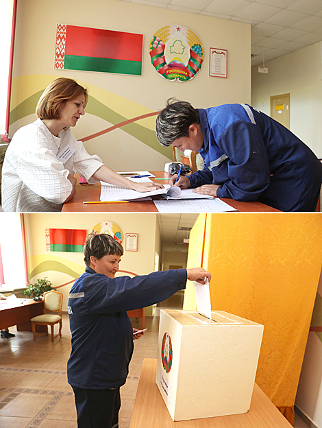 Early voting in Grodno Oblast