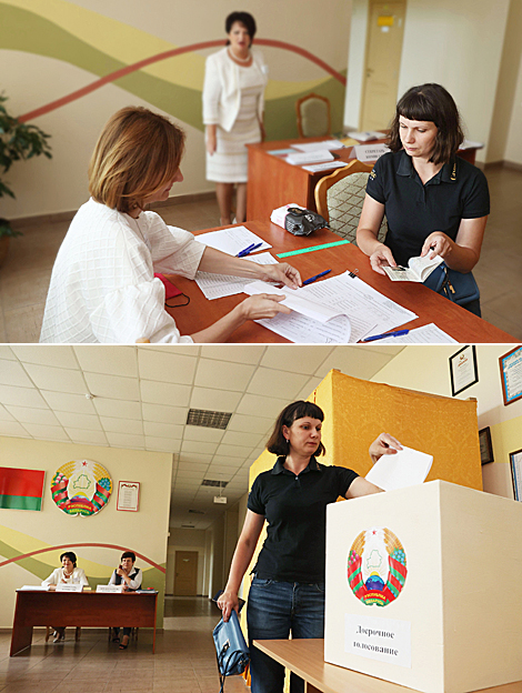 Early voting in Grodno Oblast