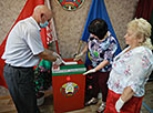 Early voting in Mogilev Oblast 