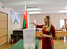 Early voting in Minsk