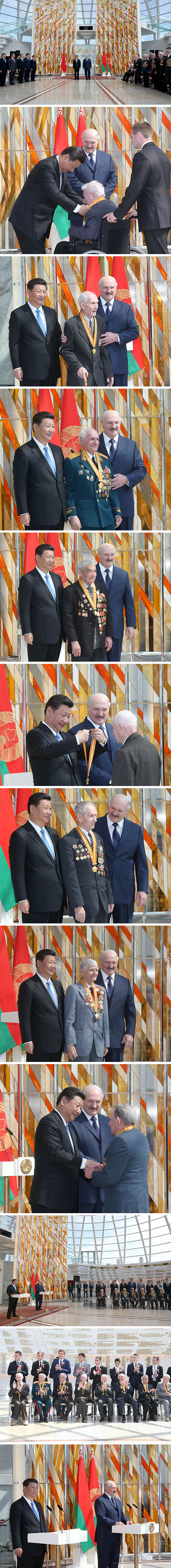 China President honors Belarusian war veterans