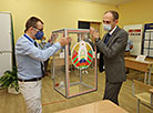 Early voting in Grodno Oblast