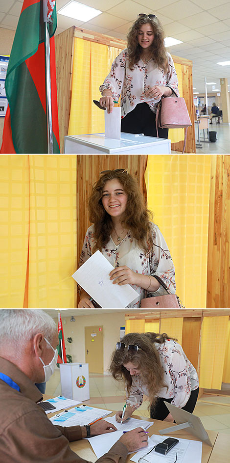 Early voting in Mogilev 