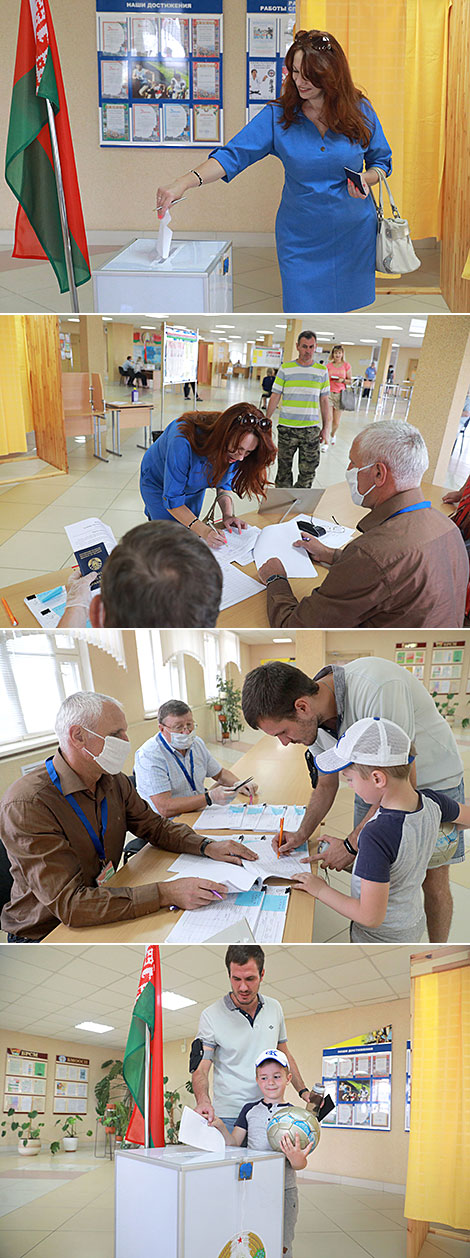 Early voting in Mogilev 
